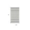 Homeroots 3' X 5' Blue and Cream Striped Distressed Indoor Outdoor Area Rug 558780 - alternate 4