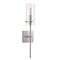 Jonathan Y Cato 4.5" 1-Light Bohemian Farmhouse Iron/Glass LED Vanity, Nickel/Clear JYL7805B - alternate 4