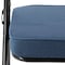 Elama 4 Piece Metal Folding Chair with 2.2 Inch Padded Seats in Dark Blue ELM-J0618-DB - alternate 3
