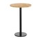 Flash Furniture Bennett 30 in Round Solid Wood Indoor Tabletop in Natural with 18 in Round Bar Height GSF-RD30-NAT-TR18B-GG - alternate 5