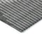 Homeroots 3' X 5' Charcoal And Ivory Geometric Washable Indoor Outdoor Area Rug 597619 - alternate 2