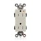 Leviton Straight Blade Receptacle, 5-15R, 15 A, 125V AC, Surface Mount, Isolated Ground MT162-IGT - alternate 1