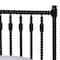 Baxton Studio Callison Spindle Platform Bed, Black, Full 271-14731-ZORO - alternate 3