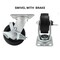 Hyw Products Heavy Duty Caster 5in Phenolic Wheel, Swivel with Brake 40-50S-A1-PH-TB - alternate 2