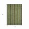 Homeroots 5' X 8' Green Gold And Gray Striped Washable Indoor Outdoor Area Rug 616371 - alternate 4