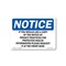 Signmission OSHA Notice Sign, 10" Height, Rigid Plastic, If You Would Like A Copy Of Notice Of Sign, Landscape OS-NS-P-1014-L-13639 - alternate 1
