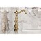 Kingston Brass Bridge Bathroom Faucet with Brass Pop-Up, Antique Brass KS7973AX - alternate 2