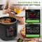 Nutrichef Electric Pressure Cooker 6 Quart Capacity, Black NCHS60ZB - alternate 3