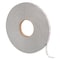3M Double-Sided Foam Tape, 1/2 in W, 36 yd L, 1/32 in, Acrylic Foam, Double-Sided, 18 PK 4956 - alternate 1