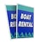 Signmission Boat Rental, Plastic Signs Only 24 Inch x 36 Inch, Corrugated Plastic, 2PK CSB-2436-2PACK-Boat Rental - alternate 1