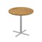 Correll Round Cafe Table, 48 in W, 48 in L, 42 in H, Particleboard Top, Medium Oak SXB48R-06-98-06 - alternate 1