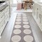 Jonathan Y Adrian Modern Geometric Circle Dot High-Low Light Gray/Cream 2 ft. x 8 ft. Runner Rug SND105C-28 - alternate 3