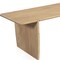 Homeroots 80" Natural Wood Double Pedestal Base Dining Table 654554 - alternate 2