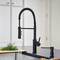 Blanco Catris Semi-Pro 1.5 GPM, Matte Black 443032 - alternate 4