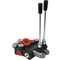 Vevor 2 Spool Hydraulic Joystick Control Valve 11gpm, Double Acting Cylinder Spool Bsp P40 - alternate 1
