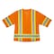Radians 100% Polyester Solid Knit Front, 100% Polyester Mesh Back, Zipper Closure, Orange, Size 2X SV63WO2X - alternate 2