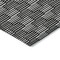 Homeroots 5' X 8' Black And Ivory Geometric Washable Indoor Outdoor Area Rug 594978 - alternate 3