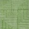 Homeroots 10' X 14' Green And Ivory Geometric Washable Indoor Outdoor Area Rug 600821 - alternate 2