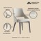Manhattan Comfort 6-Piece Tremont Dining Chair in Stone 6-DC104-ST - alternate 3