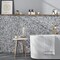 Apollo Tile 11x12 Bardiglio Nuvolato, Carrara Marble Polished Floor and Wall Mosaic Tile 4.83 sqft/case, 5PK APLSE88P06PA - alternate 8