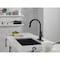 Delta Monrovia Single Handle Pull-Down Kitchen Faucet With Touch2O Technology 9191T-BL-DST - alternate 3