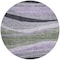 Homeroots 8' Artichoke Green Green And Black Round Abstract Washable Indoor Outdoor Area Rug 603667 - alternate 4
