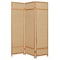 Homeroots 72" Brown Bamboo Folding Three Panel Screen Room Divider 415072 - alternate 1