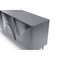 Homeroots 71in Dark Gray Wood Carved Abstract Sideboard With Three Doors 722662 - alternate 3