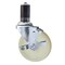 Service Caster 4'' SS Nylon Swivel 1-5/8'' Expanding Stem Caster with Brake SCC-SSEX20S414-NYS-TLB-158 - alternate 1