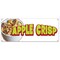 Signmission Apple Crisp Banner Concession Stand Food Truck Single Sided B-Apple Crisp19 - alternate 1