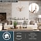 Vaxcel Fern Ridge 5-Light Traditional Chandelier, Heritage Gold, Candle Style, 24-In. Wide H0324 - alternate 3