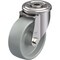 Blickle SS, Kingpin Swivel Caster, Nyln, 4", 330 lb. LEXR-POG 100G - alternate 1