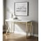 Homeroots 47" White and Gold Wood and Metal Computer Desk 554206 - alternate 3