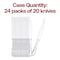 Smarty Had A Party Clear Baroque Disposable Plastic Dinner Knives, 480PK 8320-CL-CASE - alternate 5