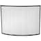Home Impressions Black Curved Fireplace Screen FS19 - alternate 1