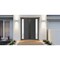 Vdomdoors Front Exterior Prehung Metal-Plastic Door, Manux 8112 Antracite Grey, 2 Side Sidelite Transoms, Off MANUX8112EXD-ANT-W12+36+12xH80-RH - alternate 1