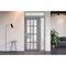 Vdomdoors Front Exterior Prehung FiberGlass Door Frosted Glass / Manux 8312 Grey Ash / Sidelight and Transom MANUX8312EXD-SS-W36+16 x H80+14-LH - alternate 3