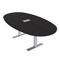 Skutchi Designs 6 Person Conference Table With Power Unit | 7' Boval Table | Harmony Series HAR-BOVL-48X84-T-U999ST19-ESIL - alternate 1