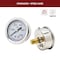 Interstate Pneumatics Oil Filled Pressure Gauge 5000 PSI 2-1/2 in Dial 1/4 in NPT Rear Mount G7122-5000 - alternate 4
