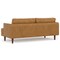 Homeroots 76" Sienna Leather Sofa With Brown Legs 640977 - alternate 2