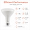 Euri Lighting BR30 LED Flood Bulb, 9W, 810 lm, 65W Eq., 4000K, E26, Dimmable, CEC/JA8, UL EB30-9W5040cec - alternate 1