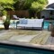 Homeroots 5' X 8' Beige Abstract Washable Non Skid Indoor Outdoor Area Rug 559725 - alternate 3