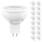 Luxrite MR16 LED Bulbs Dimmable, 50W Halogen Equivalent, 3500K Natural White, 6.5 Watt, 500, 16PK LR21408 - alternate 1