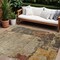 Homeroots 9' X 12' Khaki Charcoal And Terra Cotta Abstract Washable Indoor Outdoor Area Rug 606041 - alternate 1