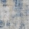 Homeroots 9' X 12' Denim Blue And Sky Blue Abstract Washable Indoor Outdoor Area Rug 587870 - alternate 2