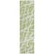 Homeroots 8' Runner Green and White Abstract Washable Non Skid Indoor Outdoor Runner Rug 559623 - alternate 3