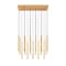 Z-Lite Forest 17 Light Linear Chandelier, Modern Gold, 42 In W 919MP24-17L-MGLD-LED - alternate 2