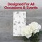 Smarty Had A Party White with Silver Paint Splatter Paper Dinner Napkins 600 Napkins, 600PK 2192-CASE - alternate 2