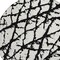 Homeroots 8' Black And Ivory Round Abstract Washable Indoor Outdoor Area Rug 614319 - alternate 5