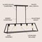 Jonathan Y Floyd 38" 5-Light Adjustable Iron Farmhouse Vintage LED Dimmable Pendant, Oil Rubbed Bronze JYL7521A - alternate 4